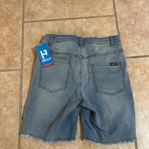 Men's Light Blue Jean Shorts
